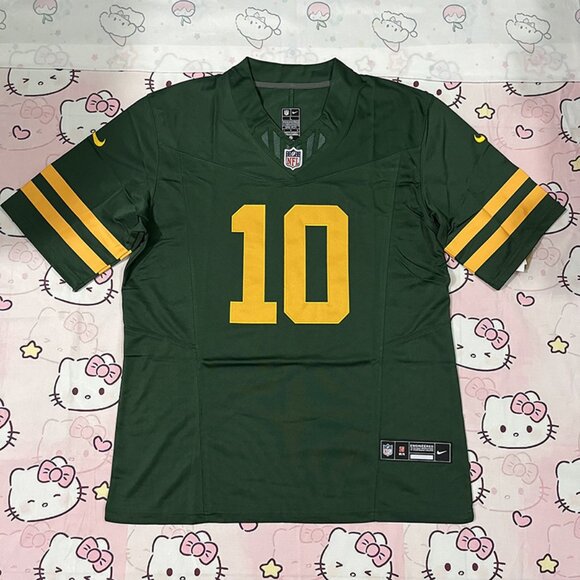 Nike NFL Green Bay Packers Green Jersey #10 LOVE L - Picture 1 of 6